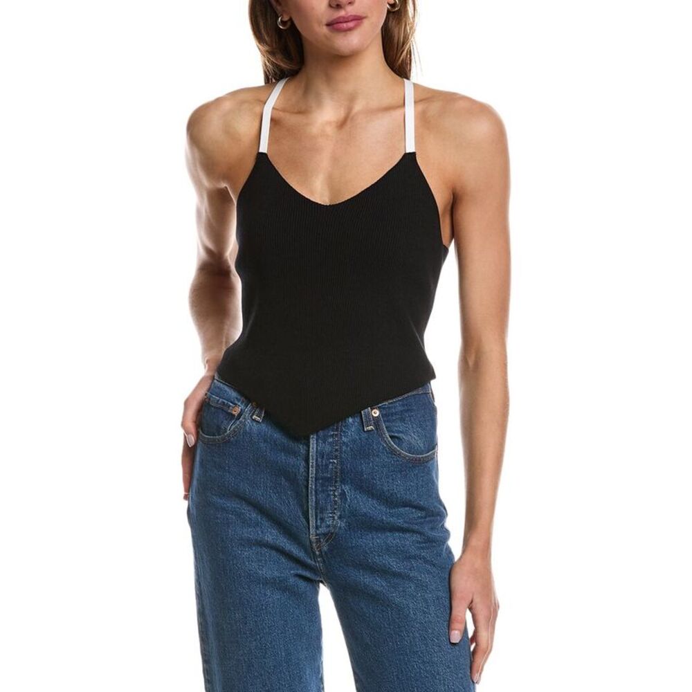 525 America Womens  Lace Back Tank Top